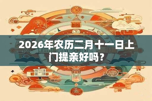 2026年农历二月十一日上门提亲好吗？