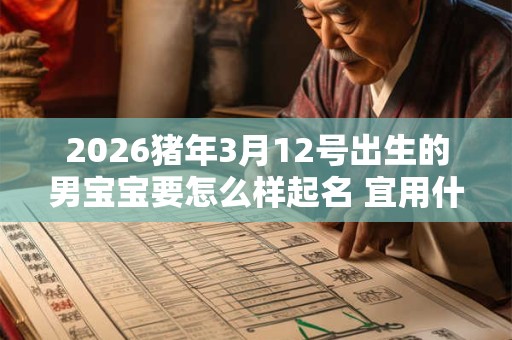 2026猪年3月12号出生的男宝宝要怎么样起名 宜用什么字