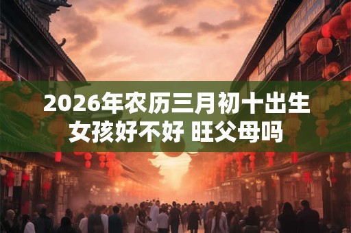 2026年农历三月初十出生女孩好不好 旺父母吗