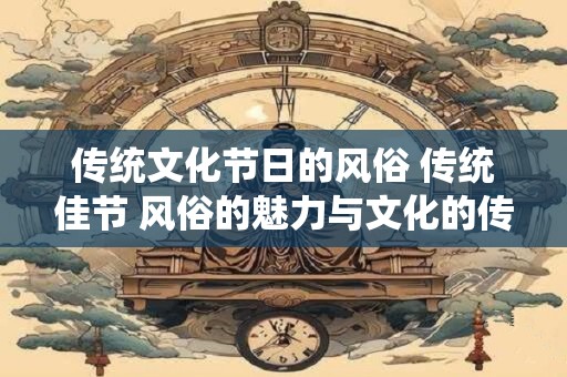 传统文化节日的风俗 传统佳节 风俗的魅力与文化的传承 传统文化节日的风俗 传统佳节 风俗的魅力与文化的传承