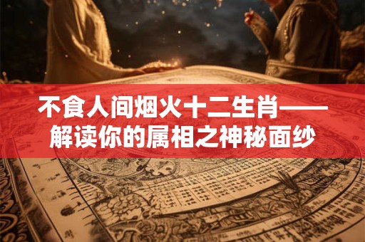 不食人间烟火十二生肖——解读你的属相之神秘面纱