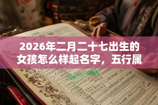 2026年二月二十七出生的女孩怎么样起名字，五行属什么