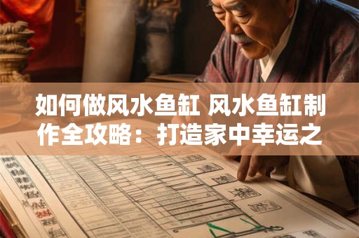 如何做风水鱼缸 风水鱼缸制作全攻略：打造家中幸运之源