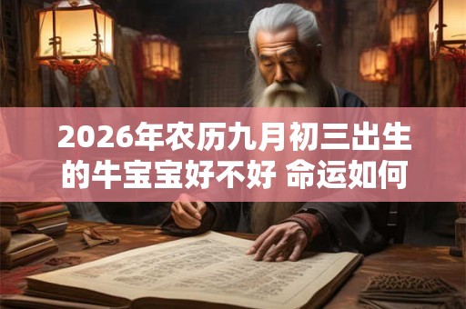 2026年农历九月初三出生的牛宝宝好不好 命运如何