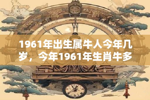1961年出生属牛人今年几岁，今年1961年生肖牛多大
