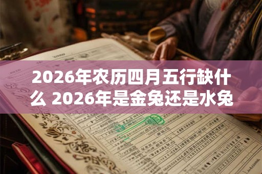 2026年农历四月五行缺什么 2026年是金兔还是水兔