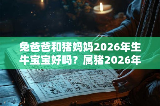 兔爸爸和猪妈妈2026年生牛宝宝好吗？属猪2026年幸运颜色？