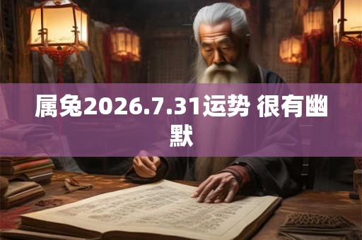 属兔2026.7.31运势 很有幽默