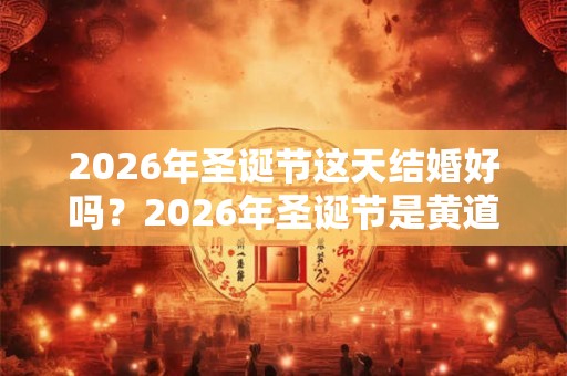 2026年圣诞节这天结婚好吗？2026年圣诞节是黄道吉日吗？
