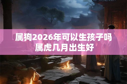 属狗2026年可以生孩子吗 属虎几月出生好