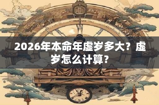 2026年本命年虚岁多大？虚岁怎么计算？