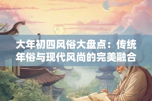 大年初四风俗大盘点：传统年俗与现代风尚的完美融合