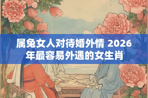 属兔女人对待婚外情 2026年最容易外遇的女生肖