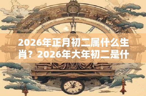 2026年正月初二属什么生肖？2026年大年初二是什么日子？