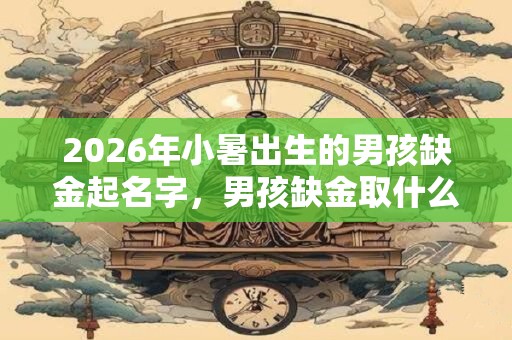 2026年小暑出生的男孩缺金起名字，男孩缺金取什么名字好