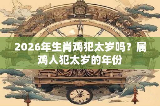 2026年生肖鸡犯太岁吗？属鸡人犯太岁的年份
