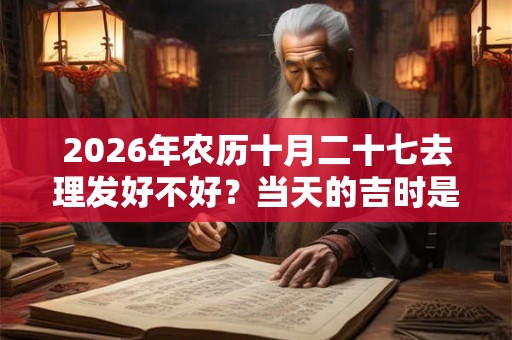 2026年农历十月二十七去理发好不好？当天的吉时是几点？
