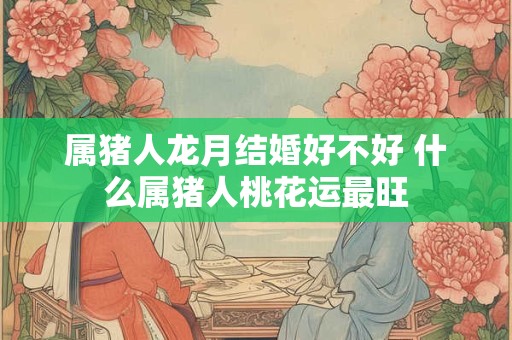 属猪人龙月结婚好不好 什么属猪人桃花运最旺