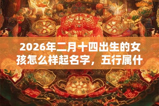 2026年二月十四出生的女孩怎么样起名字，五行属什么