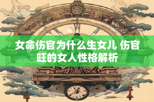 女命伤官为什么生女儿 伤官旺的女人性格解析