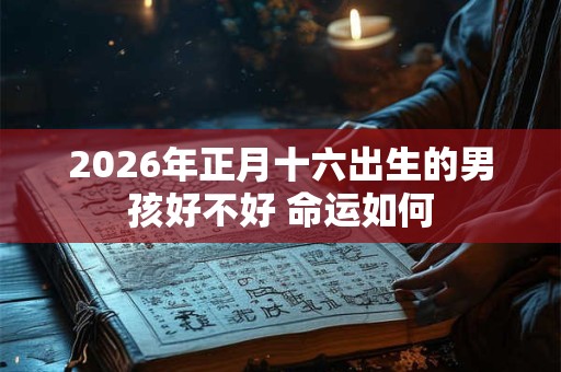 2026年正月十六出生的男孩好不好 命运如何