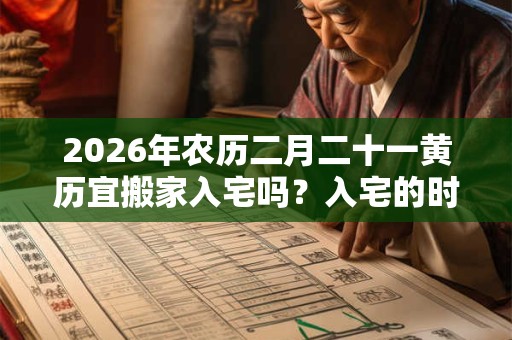 2026年农历二月二十一黄历宜搬家入宅吗？入宅的时候不能说什么？