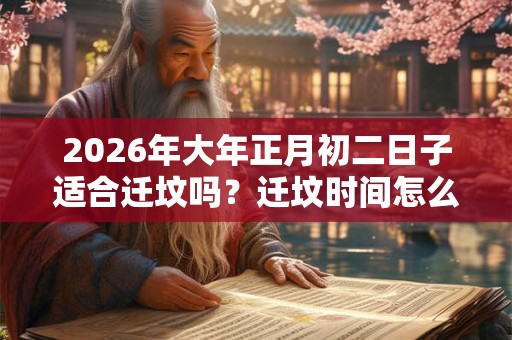 2026年大年正月初二日子适合迁坟吗？迁坟时间怎么选？