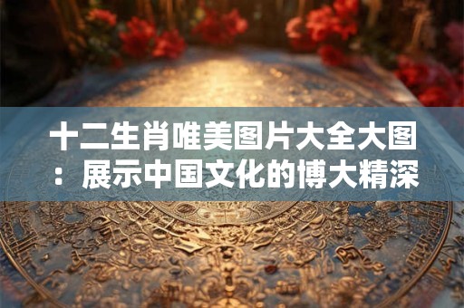 十二生肖唯美图片大全大图：展示中国文化的博大精深