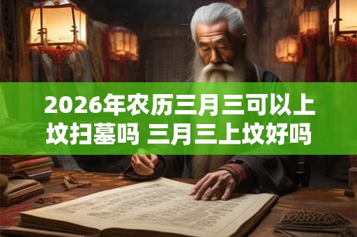 2026年农历三月三可以上坟扫墓吗 三月三上坟好吗