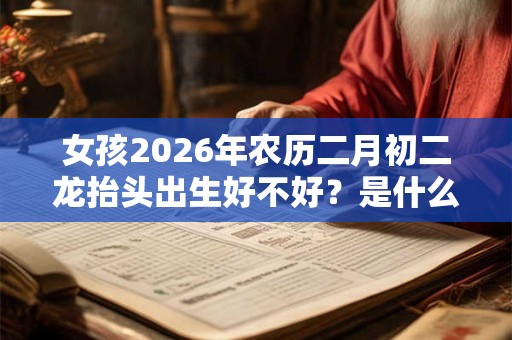 女孩2026年农历二月初二龙抬头出生好不好？是什么命？