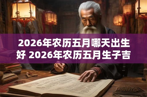 2026年农历五月哪天出生好 2026年农历五月生子吉日