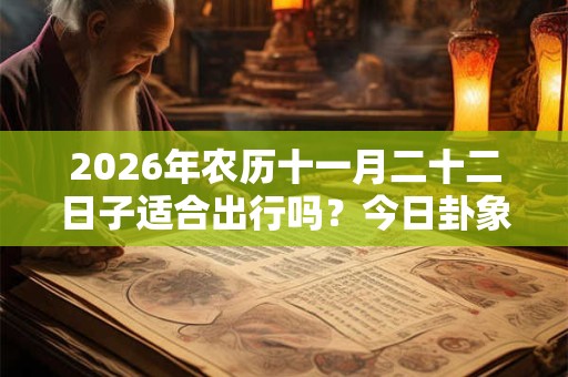 2026年农历十一月二十二日子适合出行吗？今日卦象如何？