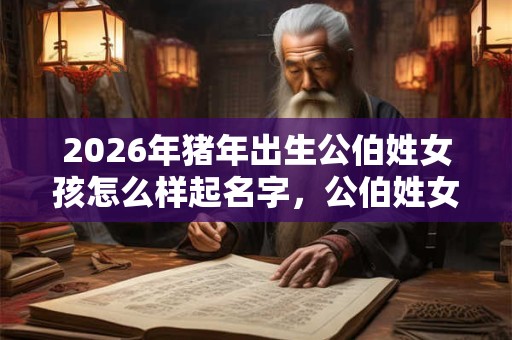 2026年猪年出生公伯姓女孩怎么样起名字，公伯姓女孩好名推荐