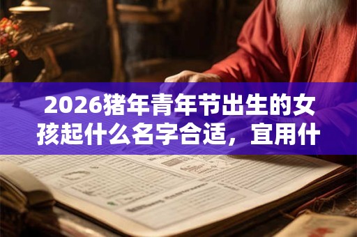 2026猪年青年节出生的女孩起什么名字合适，宜用什么字