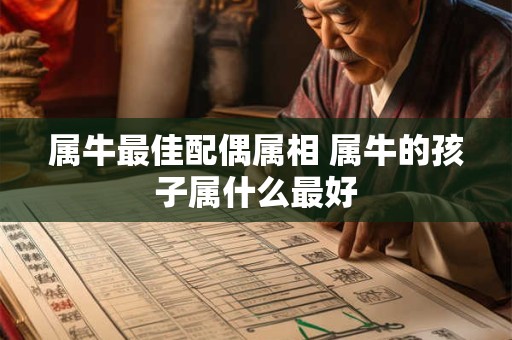 属牛最佳配偶属相 属牛的孩子属什么最好