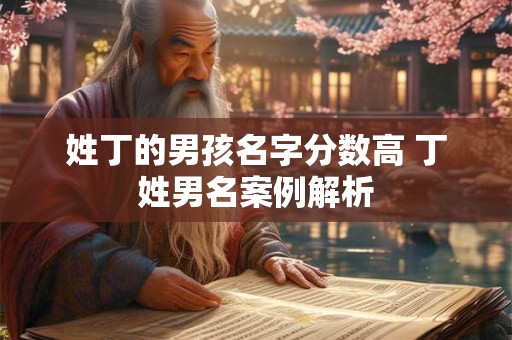 姓丁的男孩名字分数高 丁姓男名案例解析