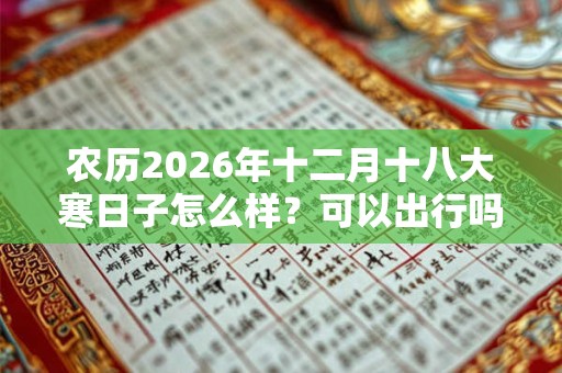 农历2026年十二月十八大寒日子怎么样？可以出行吗？