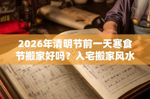 2026年清明节前一天寒食节搬家好吗？入宅搬家风水禁忌有哪些？