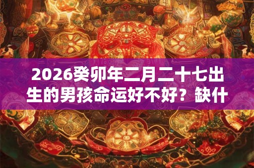2026癸卯年二月二十七出生的男孩命运好不好？缺什么