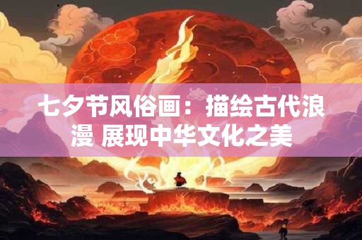 七夕节风俗画：描绘古代浪漫 展现中华文化之美