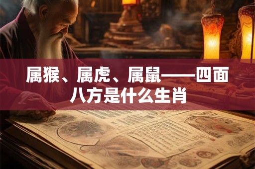 属猴、属虎、属鼠——四面八方是什么生肖