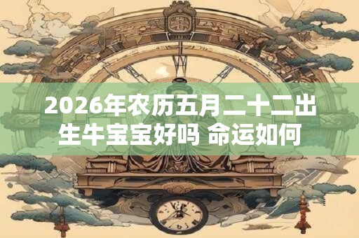 2026年农历五月二十二出生牛宝宝好吗 命运如何