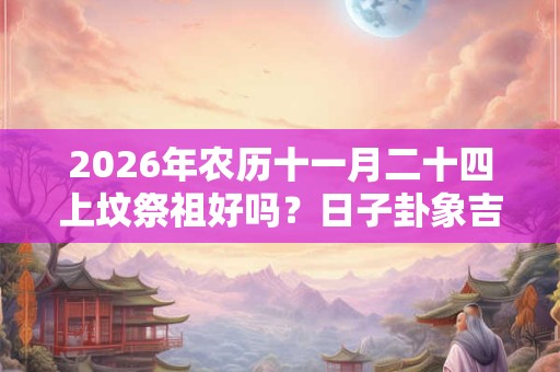 2026年农历十一月二十四上坟祭祖好吗？日子卦象吉凶？
