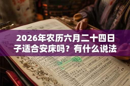 2026年农历六月二十四日子适合安床吗？有什么说法？