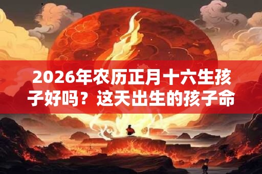 2026年农历正月十六生孩子好吗？这天出生的孩子命运如何？