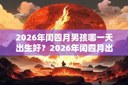 2026年闰四月男孩哪一天出生好？2026年闰四月出生命运？