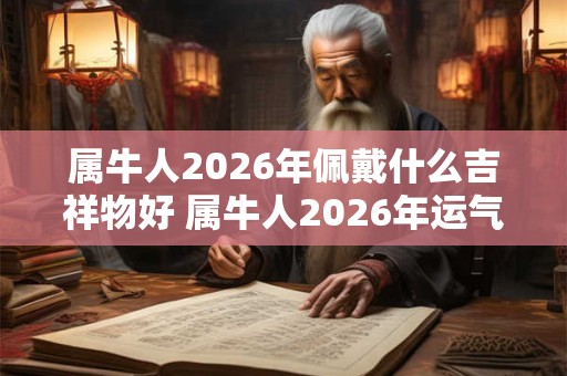 属牛人2026年佩戴什么吉祥物好 属牛人2026年运气如何 属牛人2026年佩戴什么吉祥物好 属牛人2026年运气如何