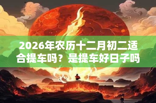 2026年农历十二月初二适合提车吗？是提车好日子吗？
