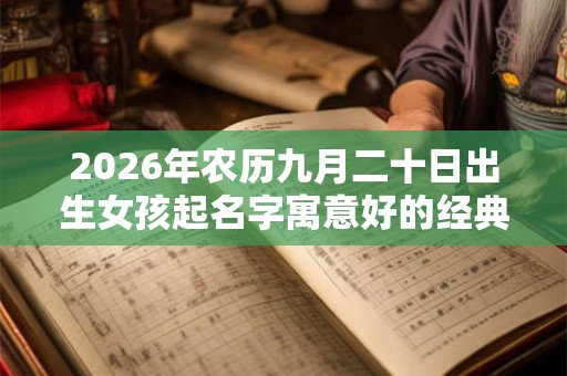 2026年农历九月二十日出生女孩起名字寓意好的经典好名字
