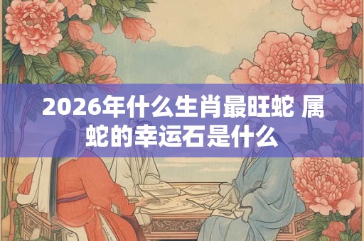 2026年什么生肖最旺蛇 属蛇的幸运石是什么